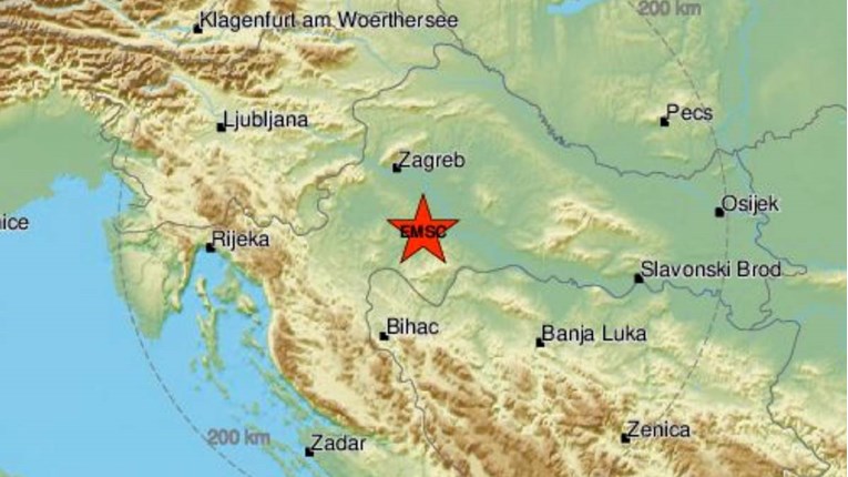 Novi potres u središnjoj Hrvatskoj magnitude 4.1