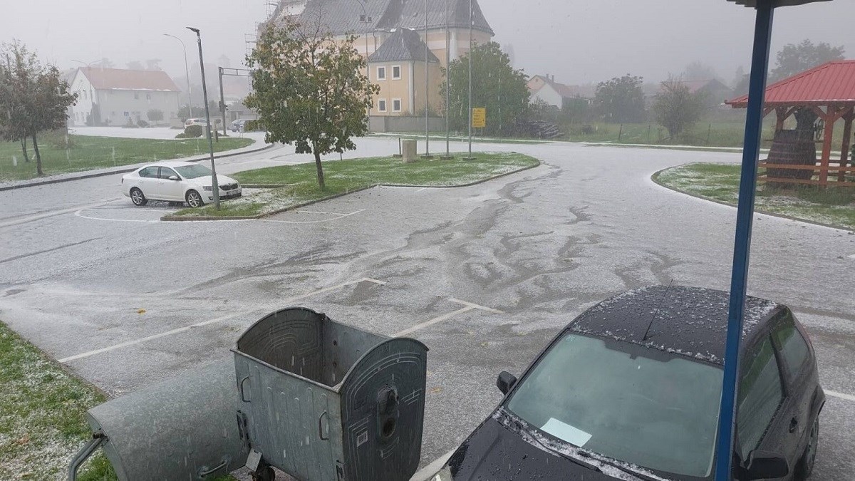 VIDEO Nevrijeme u Slavoniji, mjesto kod Požege prekriveno ledom