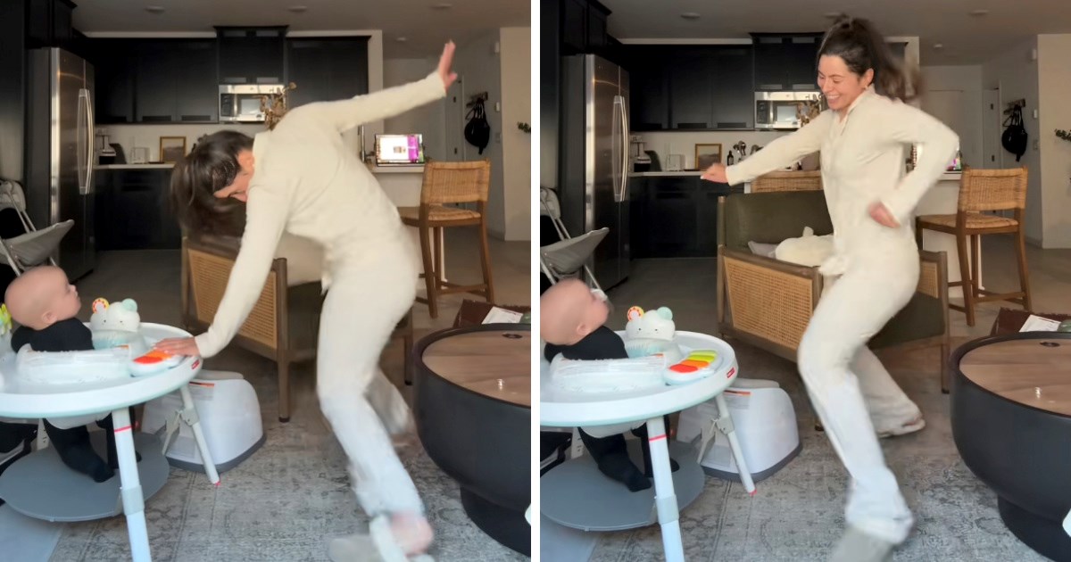 Video mame koja bebu zabavlja plesanjem u dva dana postao viralan