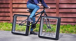 Bicikl s kockastim kotačima podijelio mišljenja: "Kreativan izum, ali..."