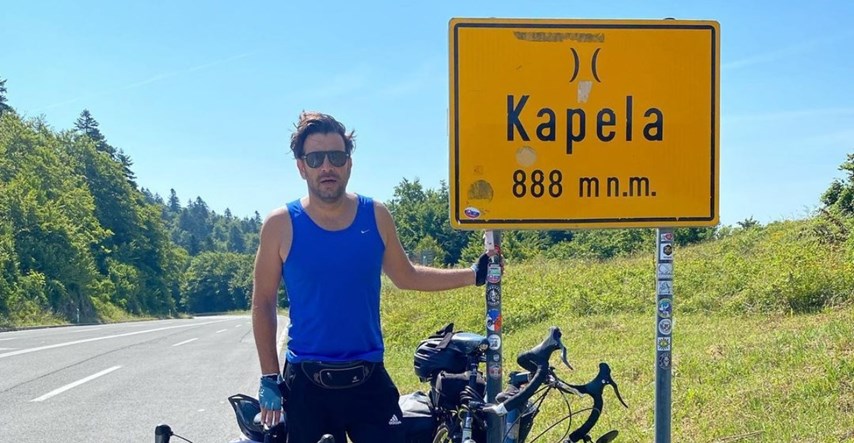 Janko Popović Volarić biciklom prešao 450 kilometara, vozio od Zagreba do Splita