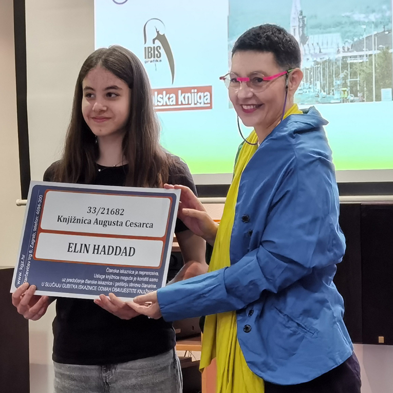 Elin (12) je najčitateljica Knjižnica grada Zagreba. Lani je pročitala 145 knjiga