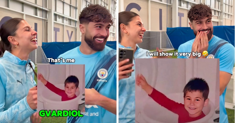 Influencerica otkrila Gvardiolovu fotku iz djetinjstva. Joško: Nemoj to pokazati