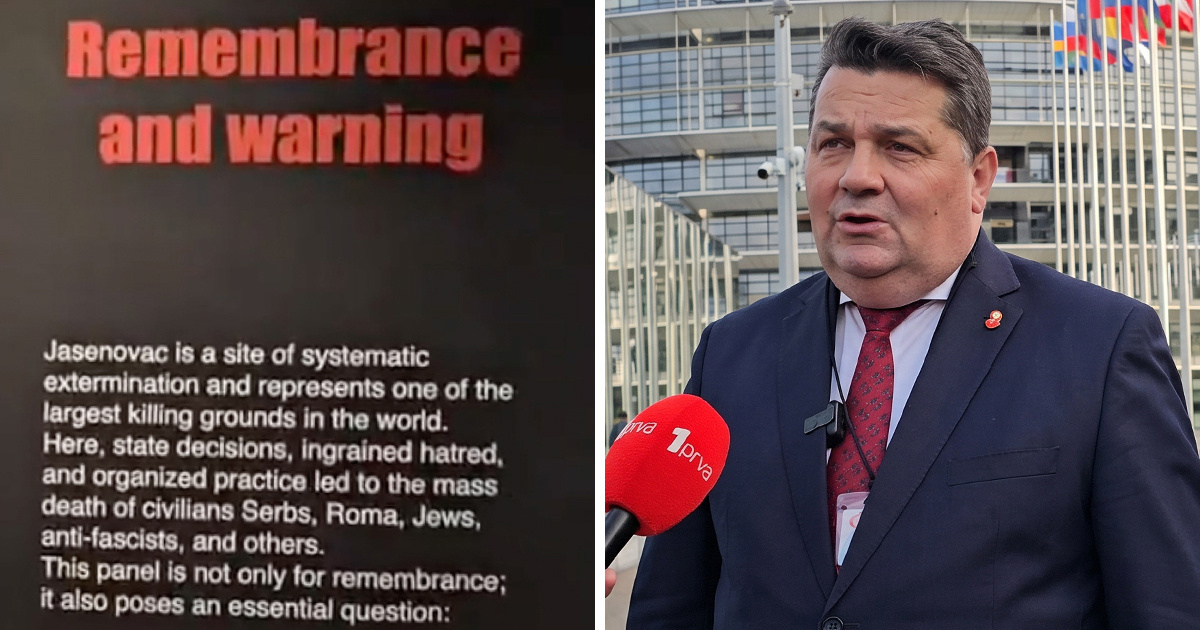 U EP-u izložba o Jasenovcu. Možemo: Bi li taj zastupnik postavio izložbu o Srebrenici?