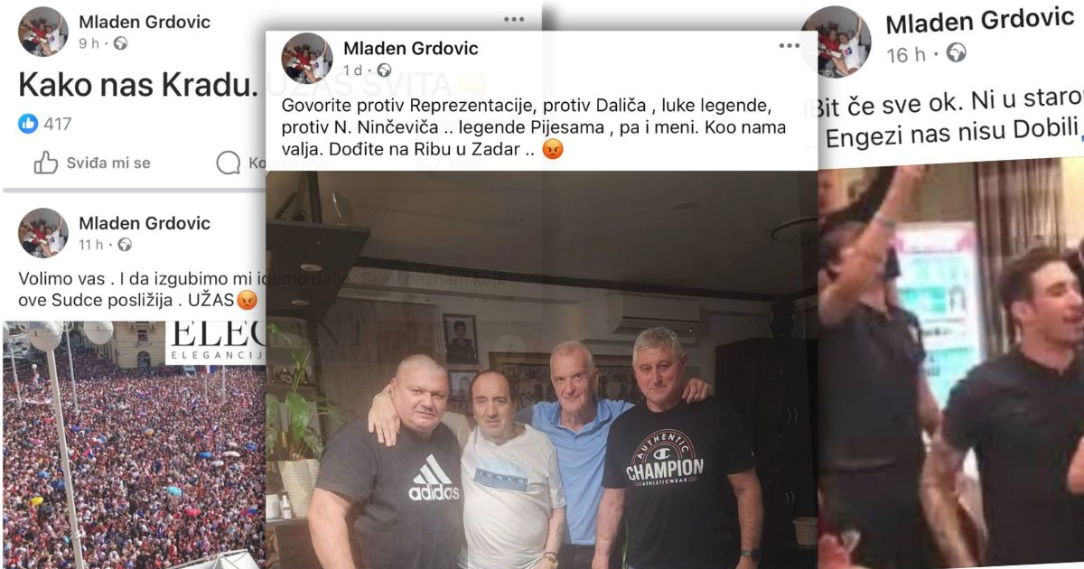 "Kako nas Kradu. UŽAS SVITA": Grdović na Fejsu komentira SP, to morate vidjeti