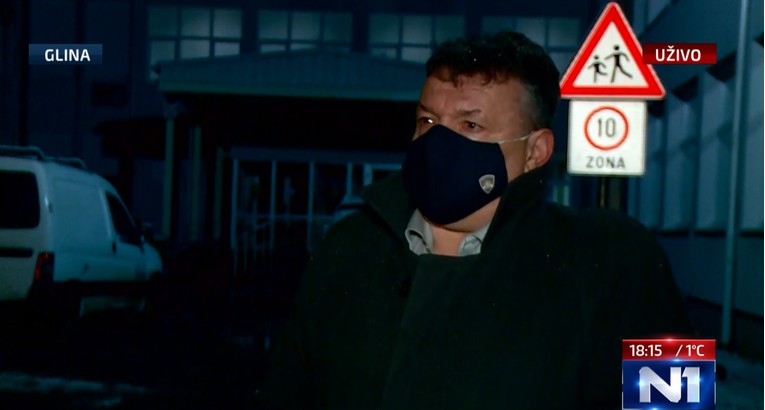 Snijeg pada u Glini, a 60-ak ljudi noć će provesti bez krova nad glavom
