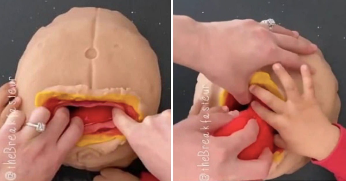 Mama sinu pokušala objasniti carski rez, ljudi kažu da je snimka uznemirujuća