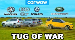 VIDEO SUV potezanje konopa: Može li Land Rover protiv Audija, Volkswagena i Toyote