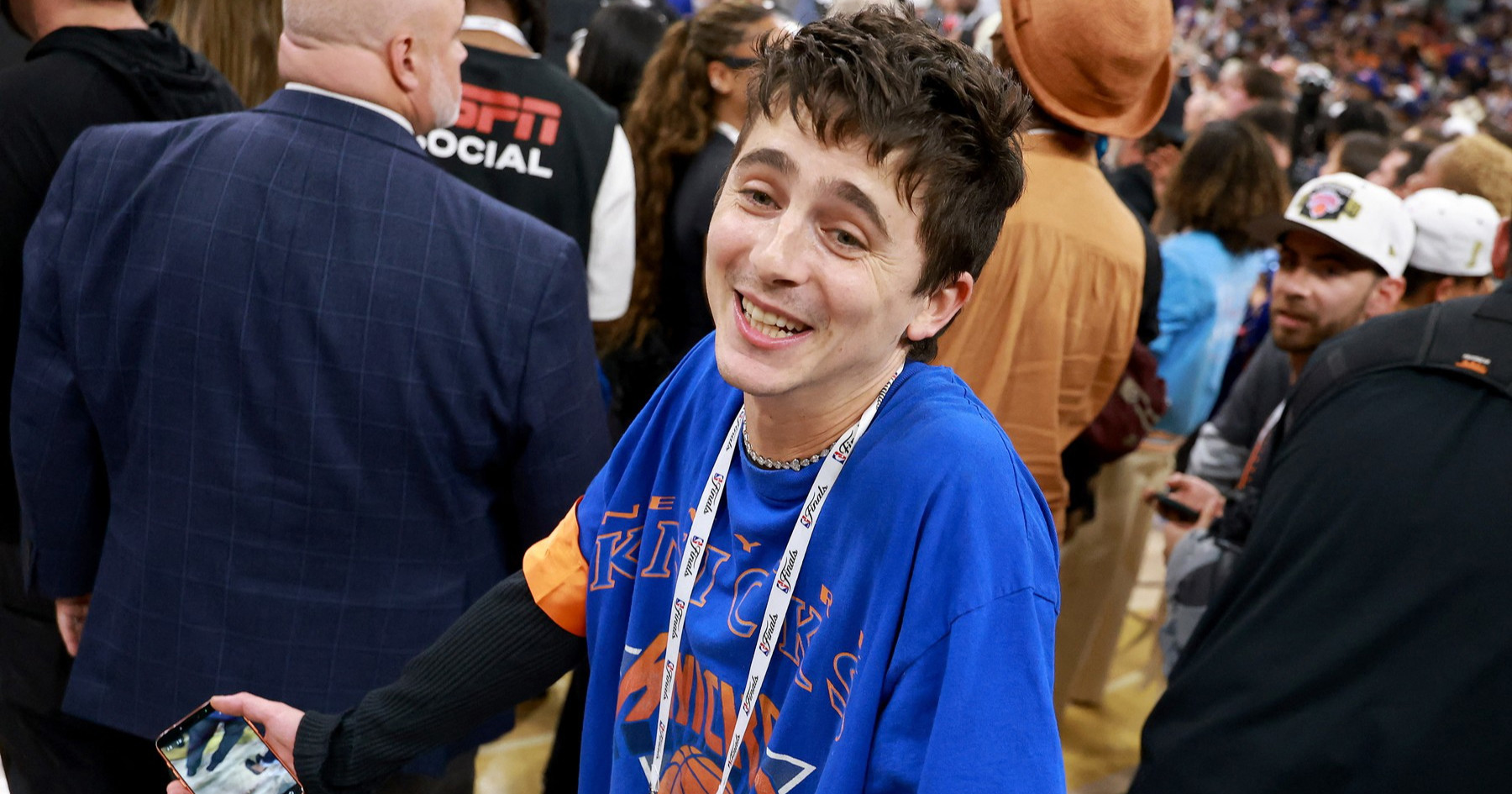 Stara objava otkrila: Timothée Chalamet je navijač Knicksa od malih nogu
