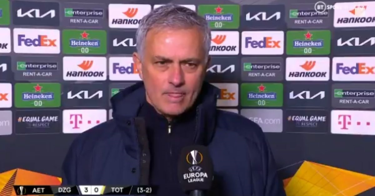 Mourinho je u rijetko viđenom izdanju Dinamu dao najveći kompliment