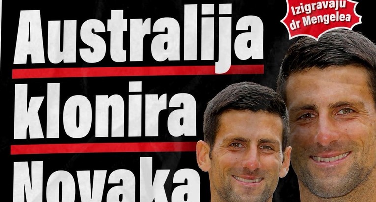 Imamo i najjači srpski tabloidni naslov: Australija klonira Novaka