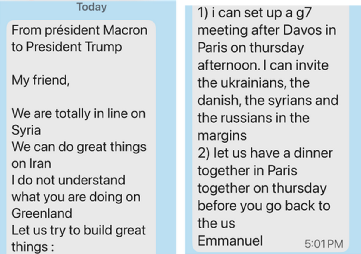 Trump objavio Macronovu privatnu poruku. Macron: Stojim iza onog što sam rekao