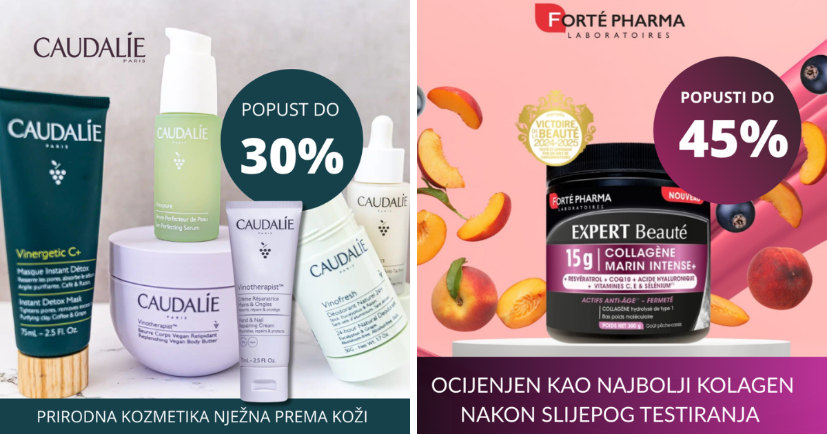 Najbolji francuski brandovi na super akciji u Tvojoj ljekarni do -80%!