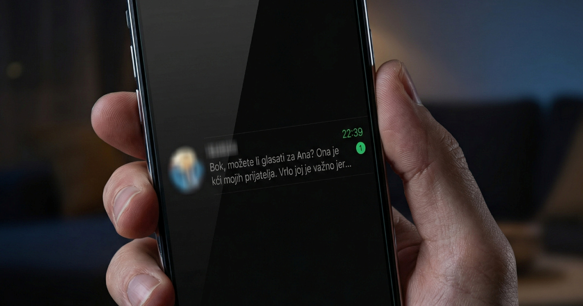 Širi se poruka o glasanju na dječjem natjecanju, radi se o prevari