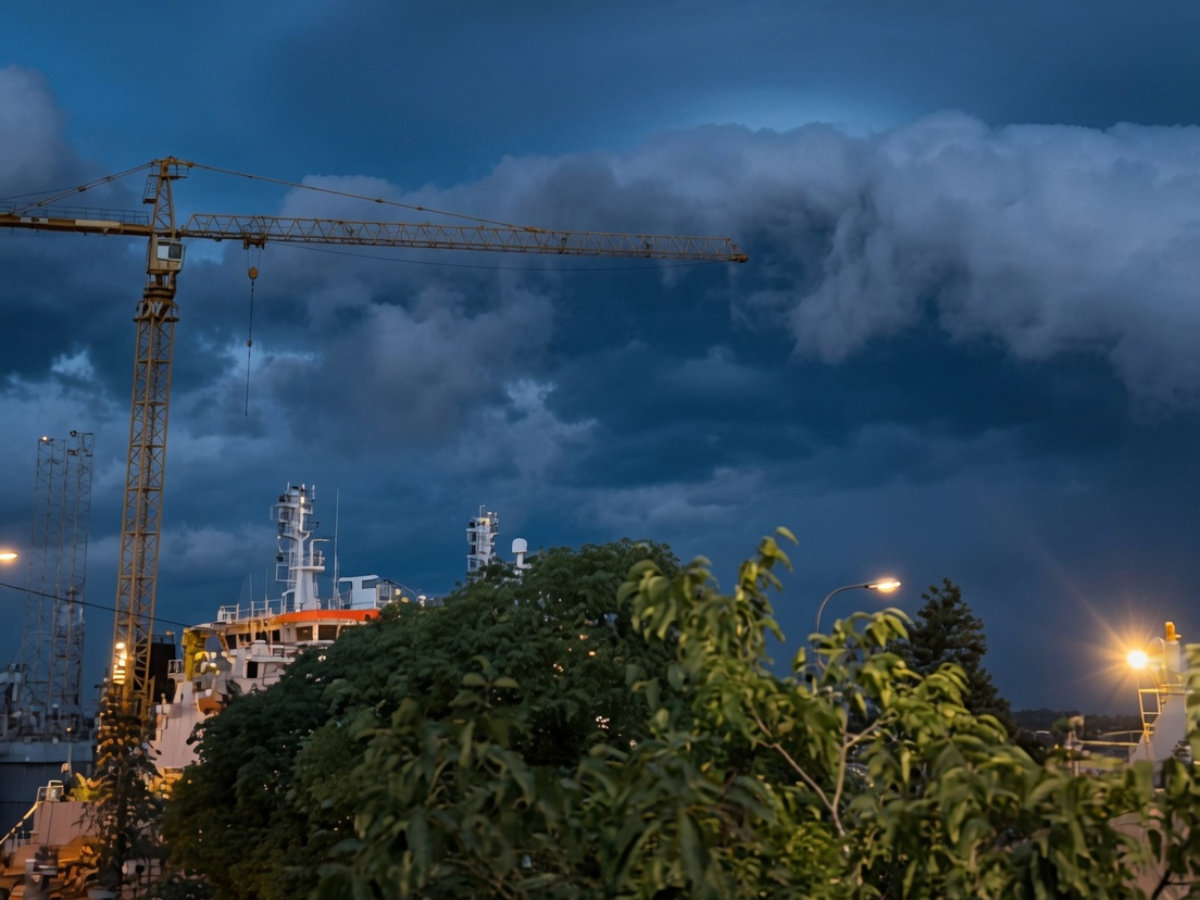 VIDEO Nevrijeme u Puli i okolici, formirao se "shelf cloud"