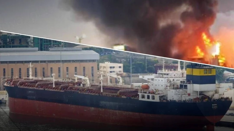 Ukrajinci pogodili ruski tanker