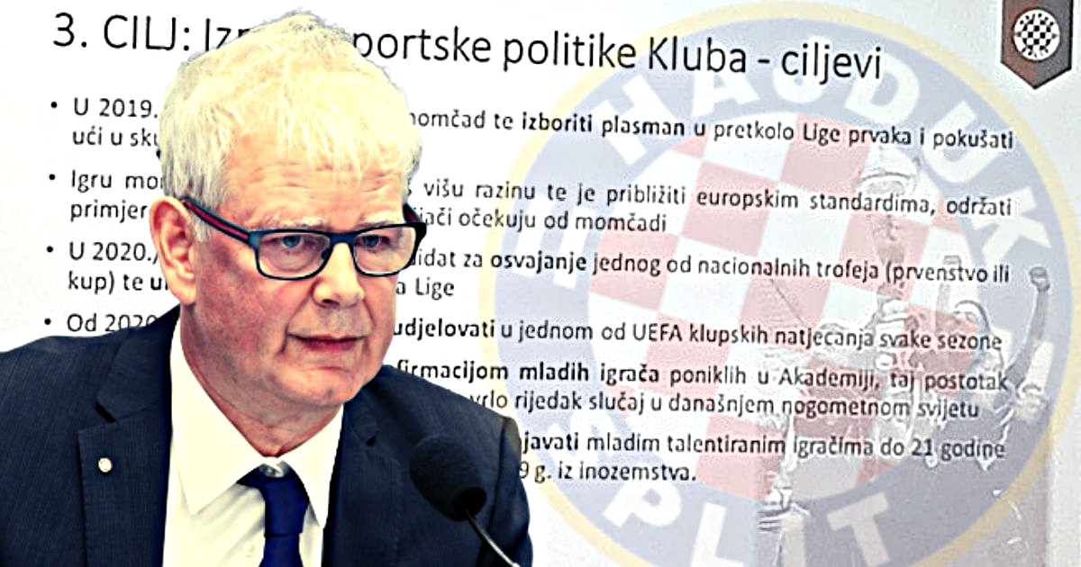 Ovo je Brbićev plan za Hajduk. Obećao je borbu za naslov prvaka za dvije godine