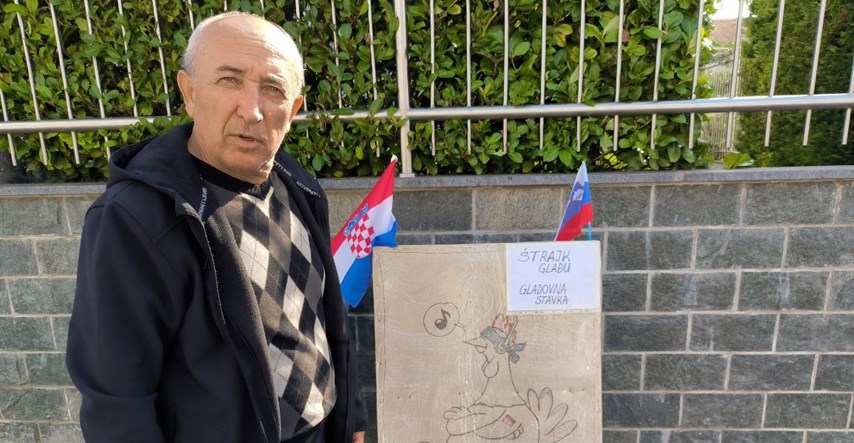 Međimurac štrajka glađu pred slovenskom ambasadom. "Slovenija mi duguje milijune"