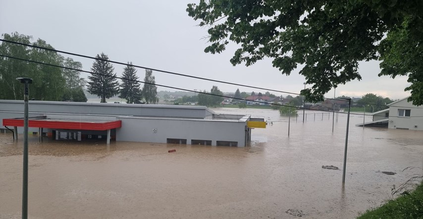 Jako nevrijeme u Virovitičkoj-podravskoj županiji, poplavljeni vrtić, ambulanta...