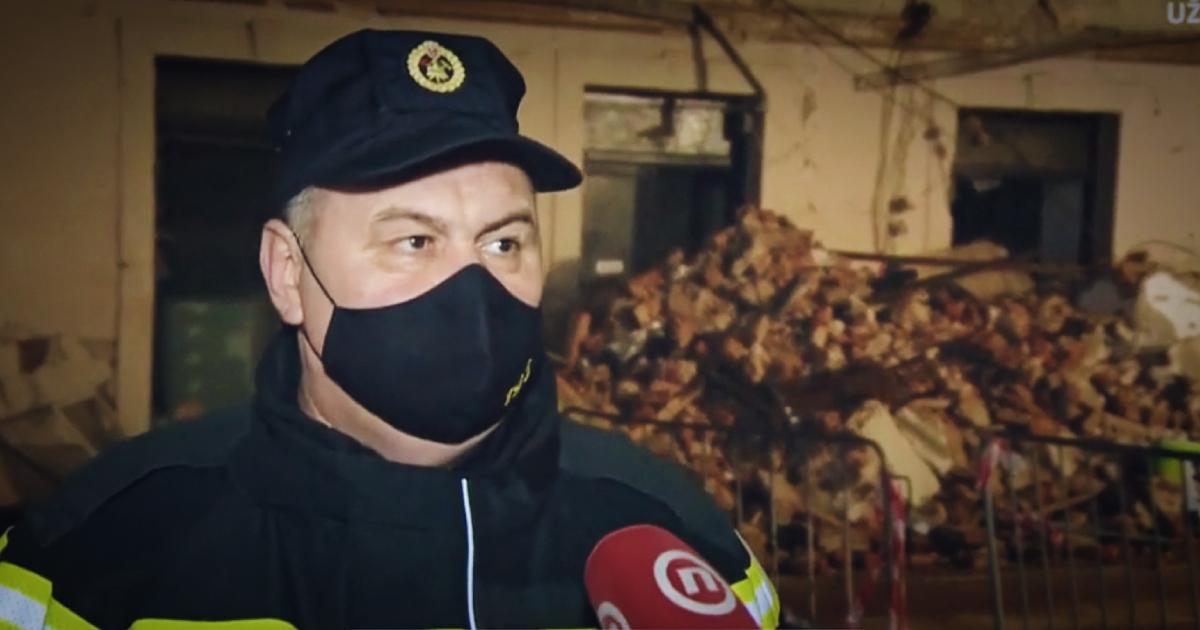 Šef vatrogasaca u Petrinji: Ne idite u centar grada, svakog trena nešto može pasti