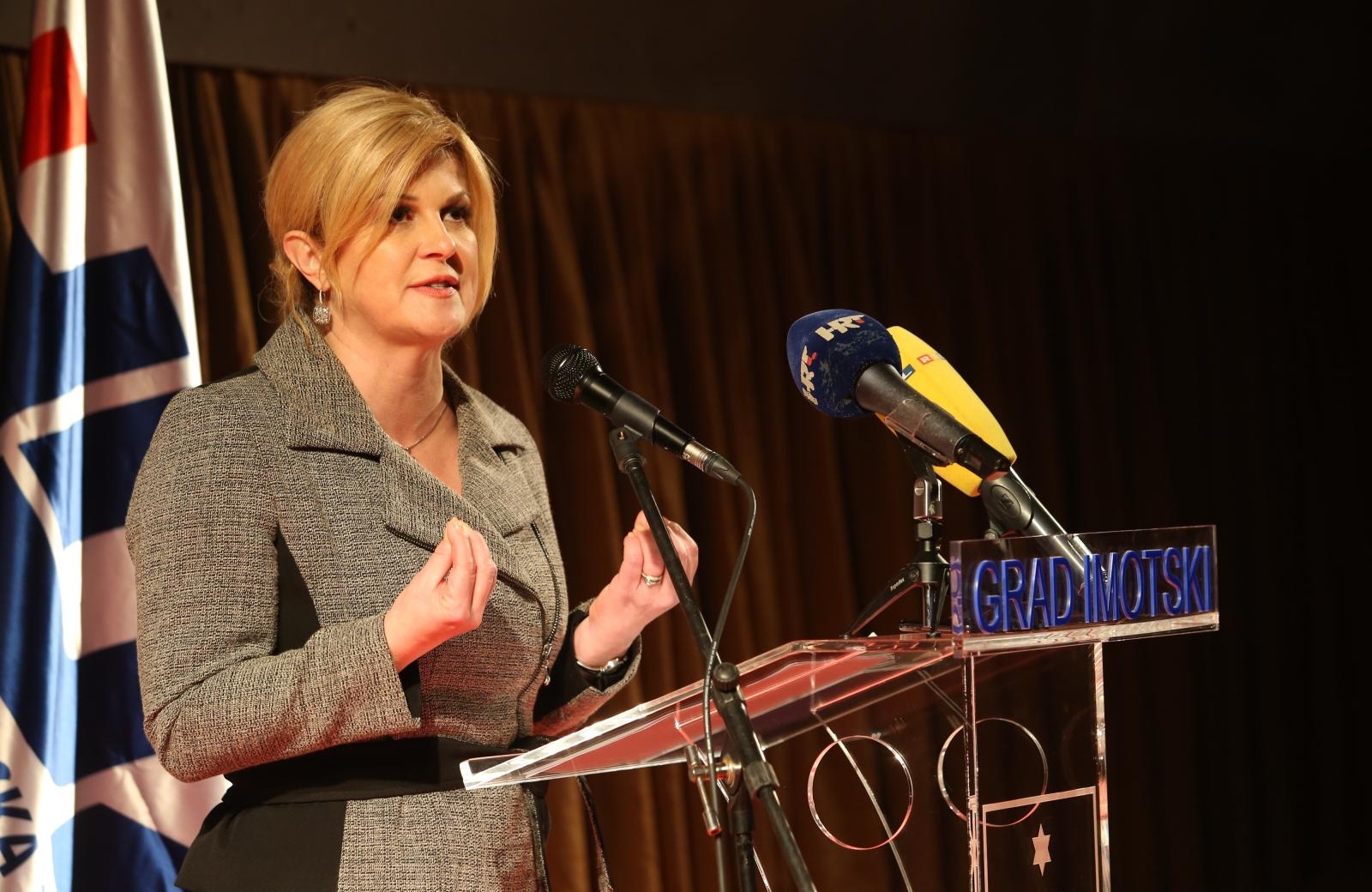 Kolinda je bila u Imotskom. I tamo je govorila o novom hrvatskom domoljublju