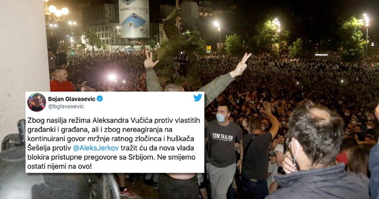 Glavašević: Zbog Vučićevog režima ću tražiti blokiranje pristupnih pregovora s EU