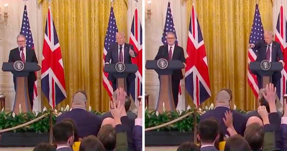 Pogledajte trenutak kad je Trump prekinuo Starmera i novinara na presici: "Dosta"
