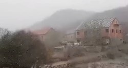 VIDEO Snijeg zabijelio okolicu Imotskog