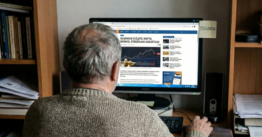 Muškarac (70) iz Hrvatske prevaren za 520.000 eura preko lažnog ulaganja