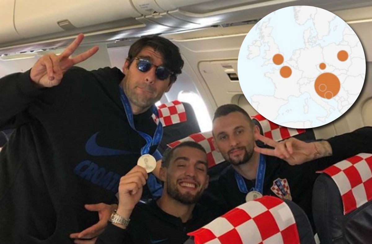 Četiri puta više ljudi prati kad će Vatreni sletjeti u Zagreb nego kad će Francuzi u Pariz