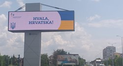 FOTO I VIDEO Ukrajina postavila poruke diljem Hrvatske za 30.5.: "Hvala, prijatelji"