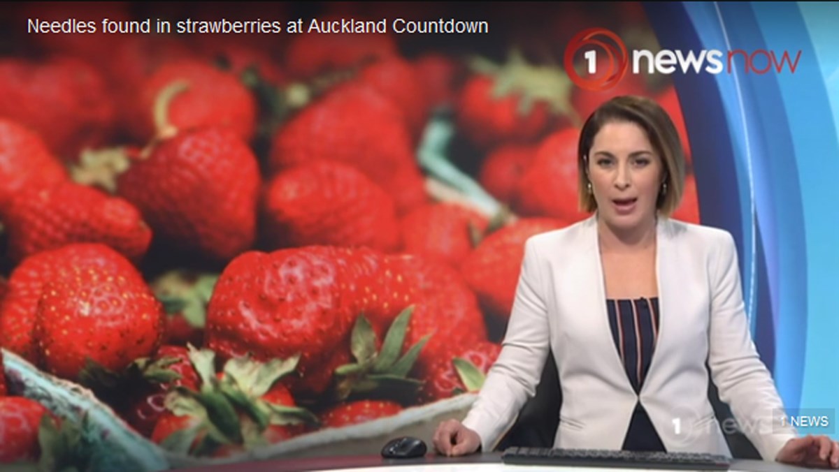 Prerežite jagode prije nego ih jedete: Igle u voću i na Novom Zelandu