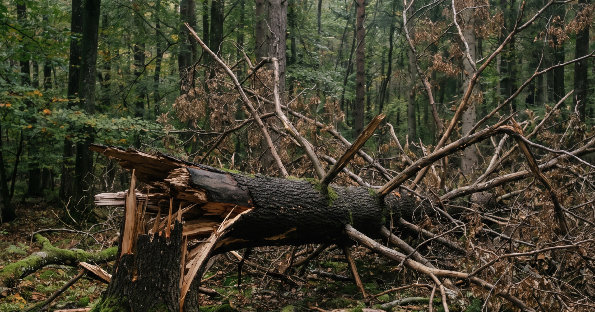 U šumi kod Hrvatske Kostajnice rušio stablo, drugo palo na njega. Teško je ozlijeđen