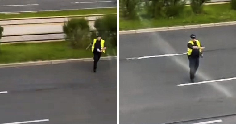 VIDEO Ovo je policajac u Bosni, iskače iz žbunja s radarom i zaustavlja auto