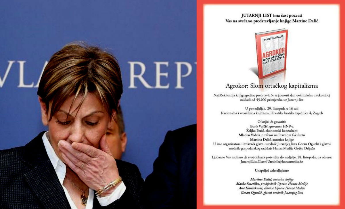 Što guverner HNB-a radi na predstavljanju knjige osramoćene Martine Dalić?