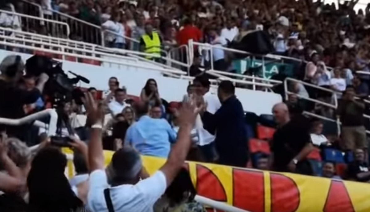 Dalić stigao na Poljud na koncert, publika ga dočekala ovacijama i pljeskom
