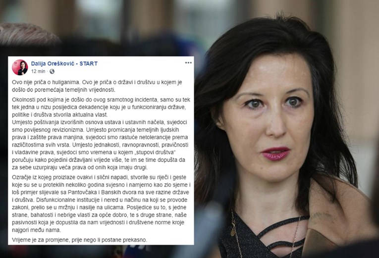 Dalija Orešković za napad na Braču okrivila HDZ i Kolindu