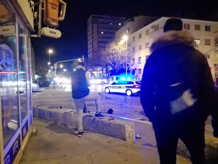 Teška nesreća u Splitu: Auto udario motor, žena odletjela nekoliko metara