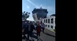 Sudar brodova u Veneciji, ljudi bježali pred kruzerom. Najmanje 5 ozlijeđenih