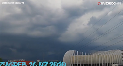 Snimio kako je oluja jučer stigla u Zagreb, pogledajte timelapse