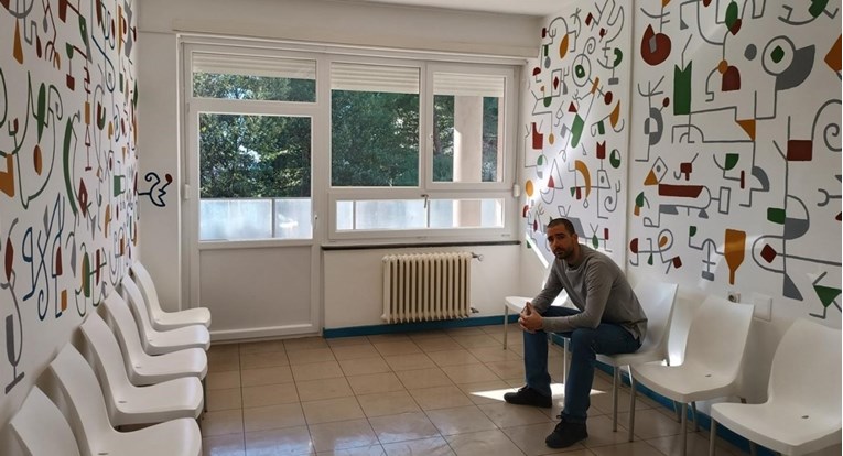 FOTO Mladi umjetnik oslikao prostore dječje psihijatrije u Splitu