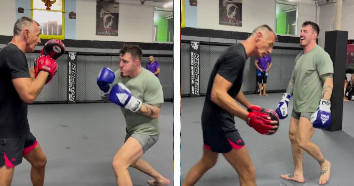 Pogledajte što se dogodi kad Aspinall snažno udari fokuser koji drži Drviš