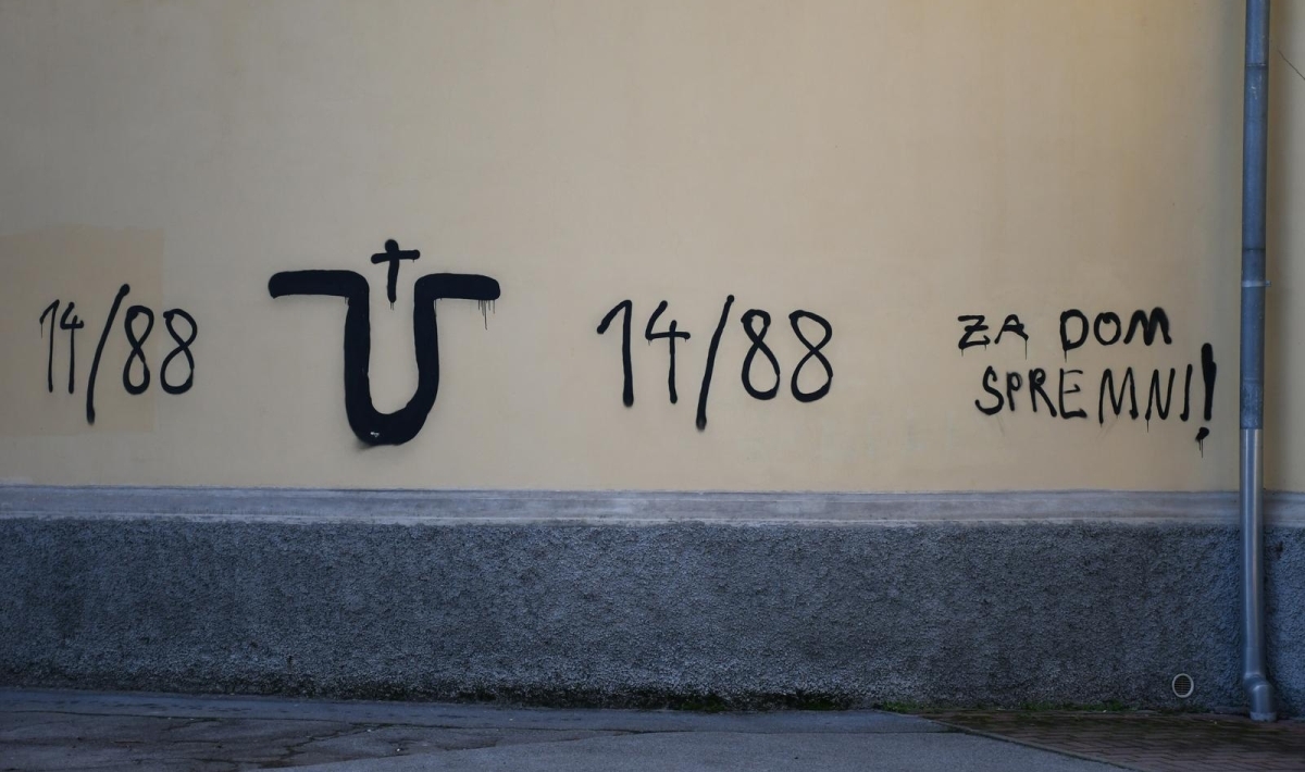 VIDEO Pravoslavna crkva u Bjelovaru išarana ustaškim i nacističkim simbolima