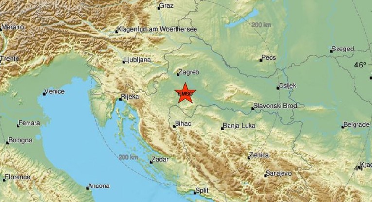 Novi potres magnitude 3.5 kod Petrinje