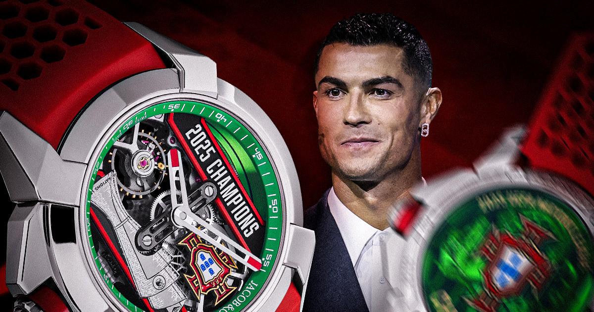 Ovo je sat koji je Ronaldo poklonio suigračima. Jedan je dobila obitelj Dioga Jote