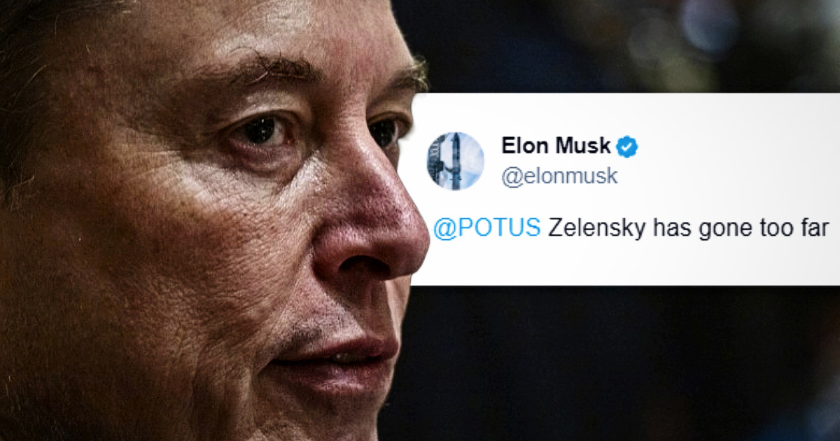 Nakon Trumpa i Elon Musk traži odlazak Zelenskog