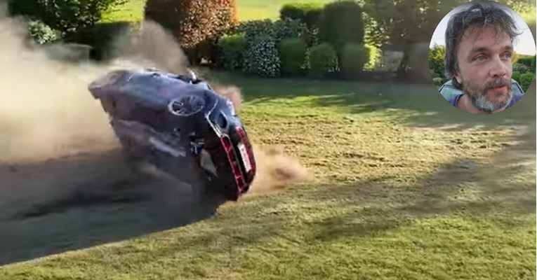 VIDEO Kakav idiot: Kupio novi sportski Mini i slupao ga prvi dan u vlastitom dvorištu