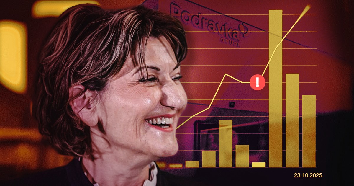 Kakva slučajnost: Dionica Podravke nakon poteza Martine Dalić najviša u godinu i pol