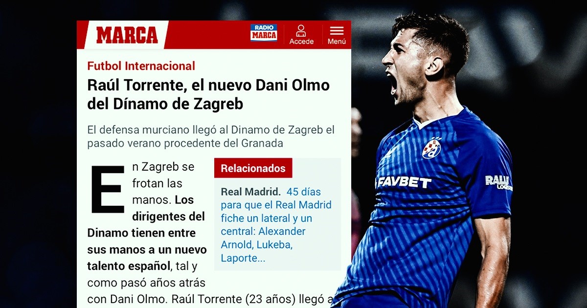 Marca o Bjeličinom miljeniku: On je novi Dinamov Dani Olmo