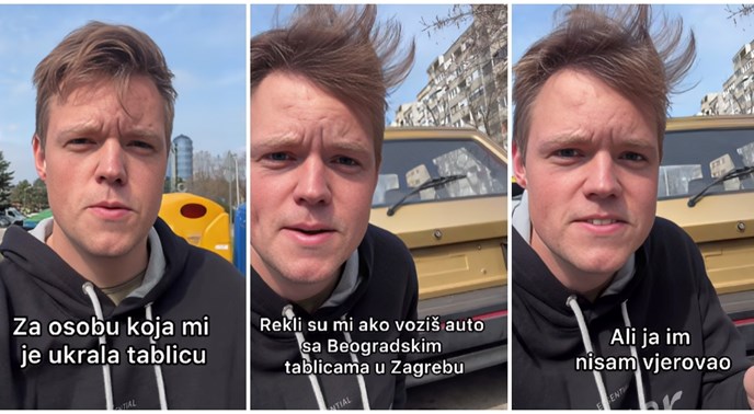 Amerikanac koji živi na Balkanu došao u Zagreb sa srpskim tablicama. Oštetili mu auto